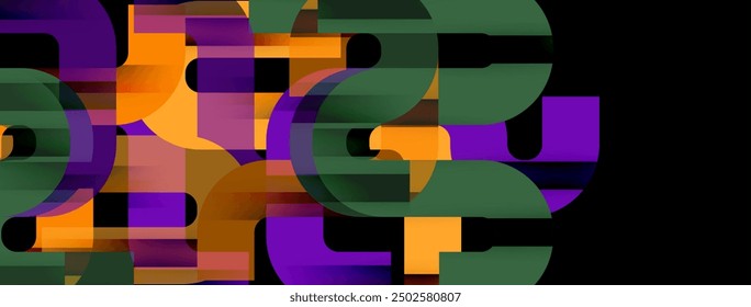 Dynamic waves, flowing lines, stripes vector geometric elements minimal pattern. Vector Illustration For Wallpaper, Banner, Background, Card, Book Illustration, landing page
