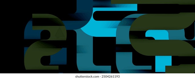 Dynamic waves, flowing lines, stripes vector geometric elements minimal pattern. Vector Illustration For Wallpaper, Banner, Background, Card, Book Illustration, landing page