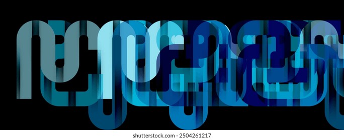 Dynamic waves, flowing lines, stripes vector geometric elements minimal pattern. Vector Illustration For Wallpaper, Banner, Background, Card, Book Illustration, landing page