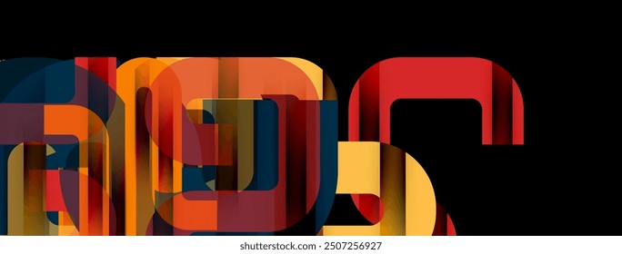 Dynamic waves, flowing lines, stripes vector geometric elements minimal pattern. Vector Illustration For Wallpaper, Banner, Background, Card, Book Illustration, landing page