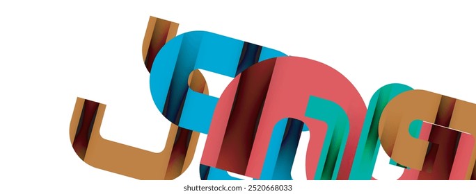 Ondas dinâmicas, linhas fluindo, listras vetor elementos geométricos padrão mínimo. Ilustração vetorial para papel de parede, banner, plano de fundo, cartão, ilustração de livro, página inicial