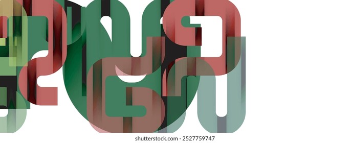 Dynamic waves, flowing lines, stripes vector geometric elements minimal pattern. Vector Illustration For Wallpaper, Banner, Background, Card, Book Illustration, landing page