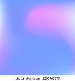 Dynamic Wavy Blue Liquid Color Gradient Backdrop. Water Curve Sky Light Blurred Smooth Surface. Pastel Calm Fluid Violet Sunrise Swirl Gradient Mesh. Indigo Pink Cold Lavender Sunset Background.