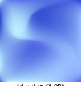 Dynamic Wavy Bright Curve Blue Background. Vivid Indigo Fluid Dark Water Swirl Gradient Mesh. Vibrant Colorful Light Ocean Blurred Gradient Background. Liquid Pastel Sky Cold Color Design Pic.
