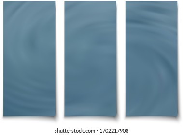 Fondo ahumado ondulado dinámico. Plantilla de diseño de folleto, tarjeta, banner. Fondo abstracto de remolque líquido . Plantilla de cartel.