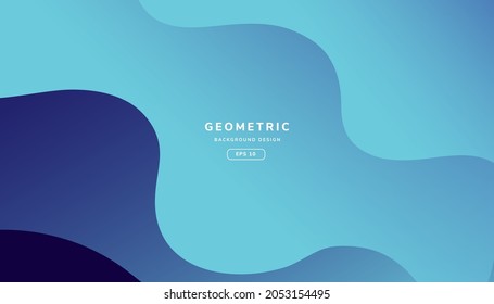 Dynamische flüssige Form. Konzept der Fruchtsäfte - abstrakter Hintergrund im modernen Stil. Trendy Farbverlauf-Wavy Formen. Vektorgrafik