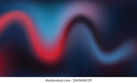 Dynamic Wavy Red and Blue Gradient Background for Bold and Modern Digital Art Designs