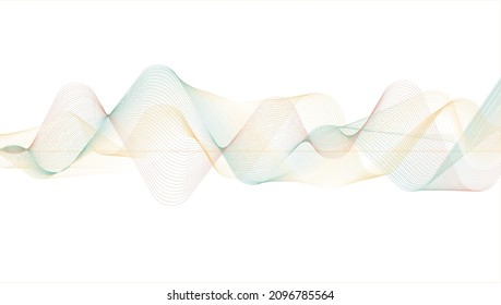 dynamic wavy structure vector background cover set