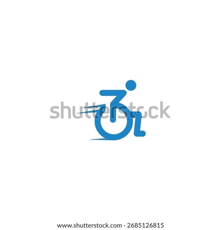 Dynamic Wheelchair Access Icon logo