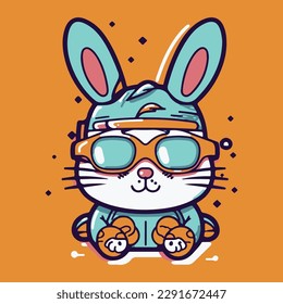 dynamic wicked rabbit utilized for different works, such as putting together photographs, making cartoon characters, etc.