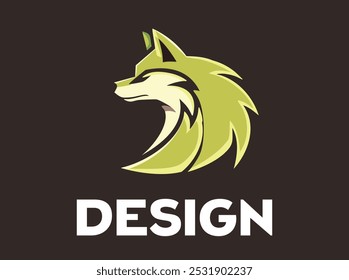 Dynamic wolf logo design that embodies courage, loyalty, and teamwork. Featuring a sleek and modern wolf head silhouette, this logo is perfect for companies, organizations, or sports teams seeking a