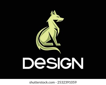 Dynamic wolf logo design that embodies courage, loyalty, and teamwork. Featuring a sleek and modern wolf head silhouette, this logo is perfect for companies, organizations, or sports teams Z