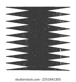Dynamic Zig-Zag Pattern with Geometric and Abstract Style