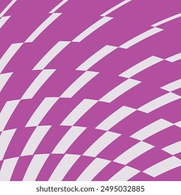 Dynamic zigzag pattern in purple and white. This bold design brings movement and energy to any project, ideal for modern textiles, graphic design, and creative backgrounds.