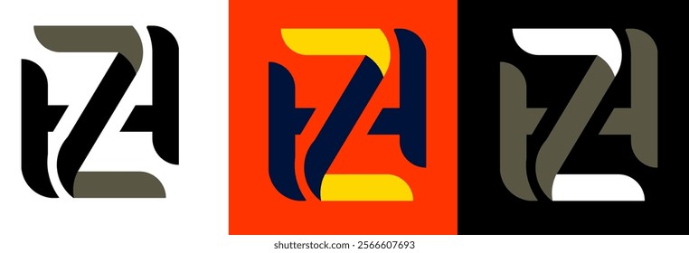 A dynamic "Z"-shaped logo with sharp lines and an energetic vibe. This design represents speed, efficiency, and innovation. Suitable for tech companies, fast transport services, or sports brands.