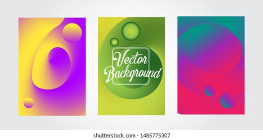 Dynamical colored forms fluid shape curl gradient