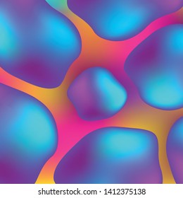 Dynamical colored forms.Background with flowing liquid shapes. Template for the design flyer or presentation.  