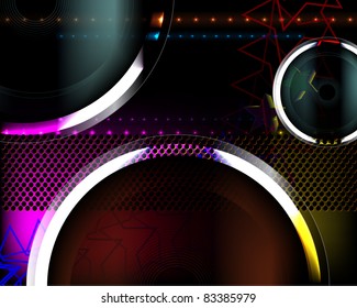dynamics background disco style