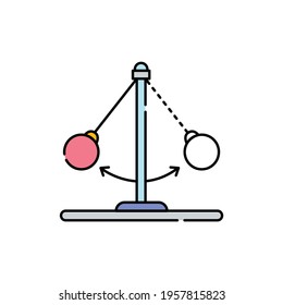 Dynamics сolor line icon. Pictogram for web page, mobile app, promo. UI UX GUI design element. Editable stroke.