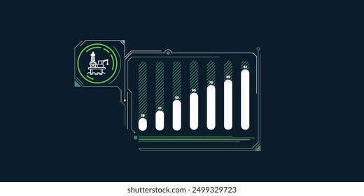 The dynamics of offshore oil production growth in laconic infographics.