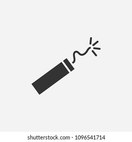 Dynamit icon illustration,vector tnt sign,bomb symbol