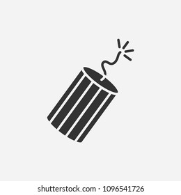 Dynamit icon illustration,vector tnt sign,bomb symbol