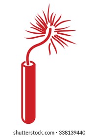 dynamite - bomb cartoon vector icon