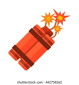 Explosión dinámica de bomba detona bomba dinamita