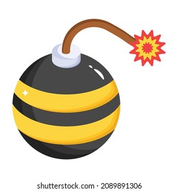 A dynamite bomb isometric vector download 