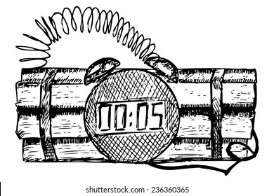 Dynamite bomb vector