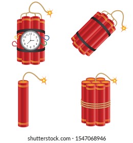 Dinamismo con ilustración vectorial del fusible en combustión aislada en fondo blanco