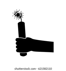 dynamite explosive pop art style