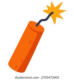 Dynamik mit Sicherung explosive flache Farbe Vektor Illustration Template Design