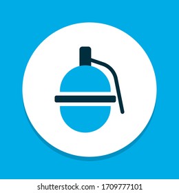 Symbol für Dynamik, farbiges Symbol. Premium-Qualität, isoliertes Granatelement im trendigen Stil.