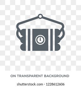 Dynamite icon. Dynamite design concept from Army collection. Simple element vector illustration on transparent background.