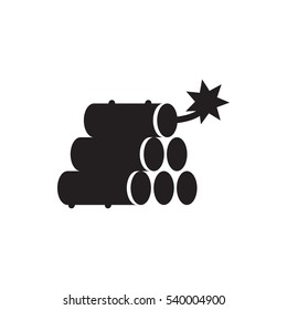 dynamite icon illustration isolated vector sign symbol