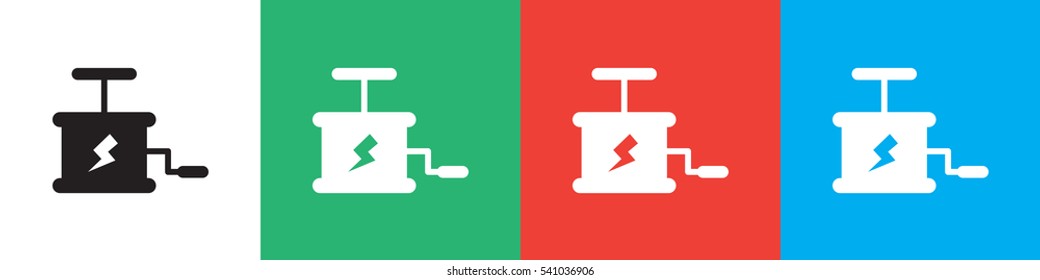 dynamite icon illustration isolated vector sign symbol