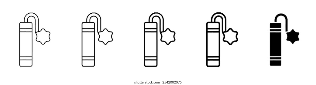 icono de dinamita Ilustración de contorno simple