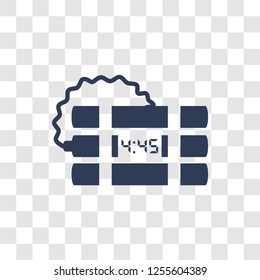 Dynamite icon. Trendy Dynamite logo concept on transparent background from army and war collection