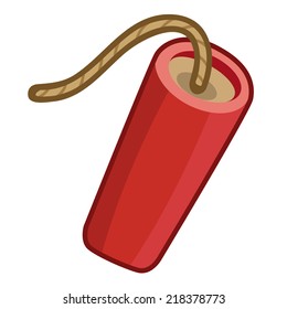 dynamite isolated illustration on white background