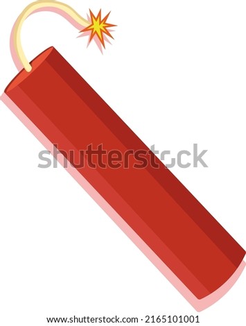 Dynamite isolated on white background