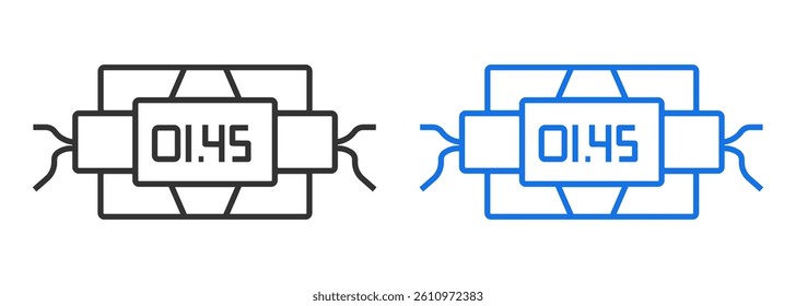dynamite with lit fuse outline style icon set