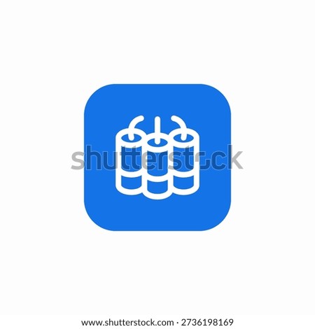 dynamite sticks icon sign vector