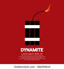 Dynamite Vector Illustration Vector de stock