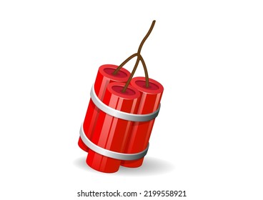 dynamites icon isolated on white background