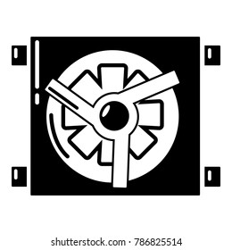 Dynamo car detail icon. Simple illustration of dynamo carvector icon for web.