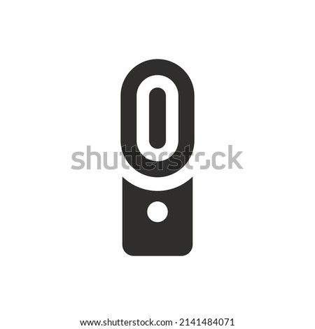 Dyson icon on white background