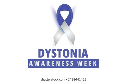 Dystonia Awareness Week. background, banner, card, poster, template. Vector illustration.