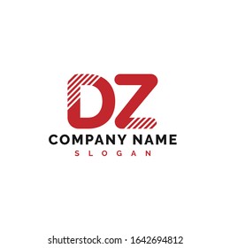 DZ Letter Logo Design. DZ letter logo Vector Illustration - Vector