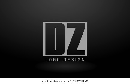 DZ Letter Logo Design. DZ letter logo Vector Illustration - Vector
